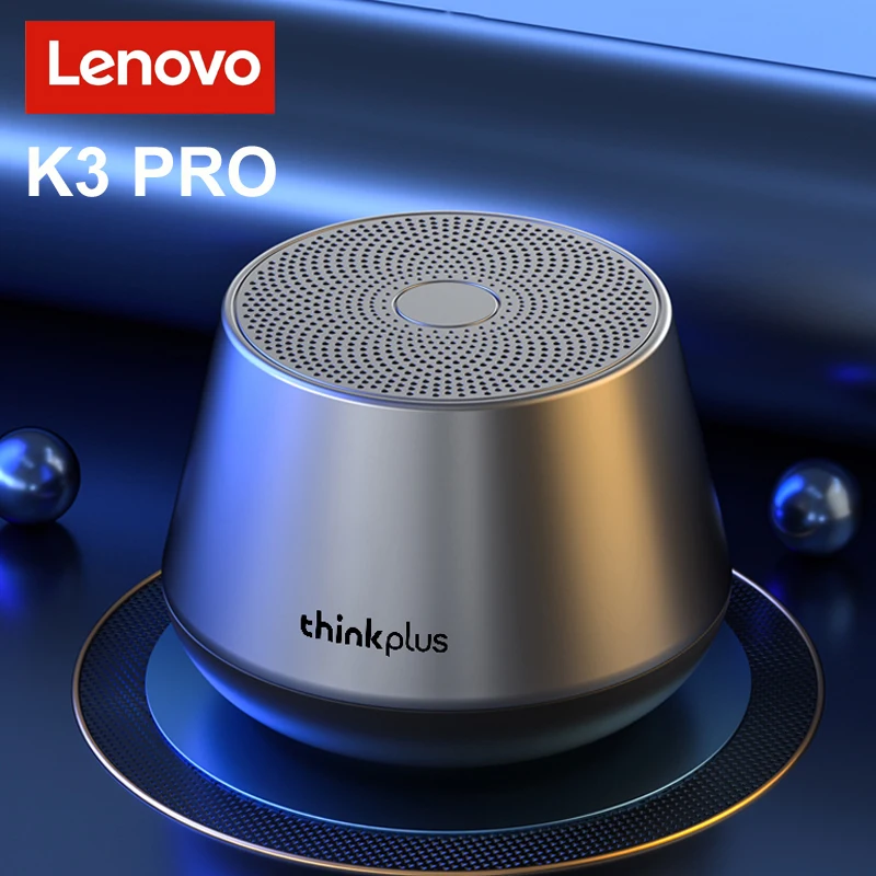 

Lenovo K3 Pro Wireless Bluetooth Speaker Portable Outdoor Loudspeaker Wireless Mini Column 3D Stereo Music Surround Bass Box Mic