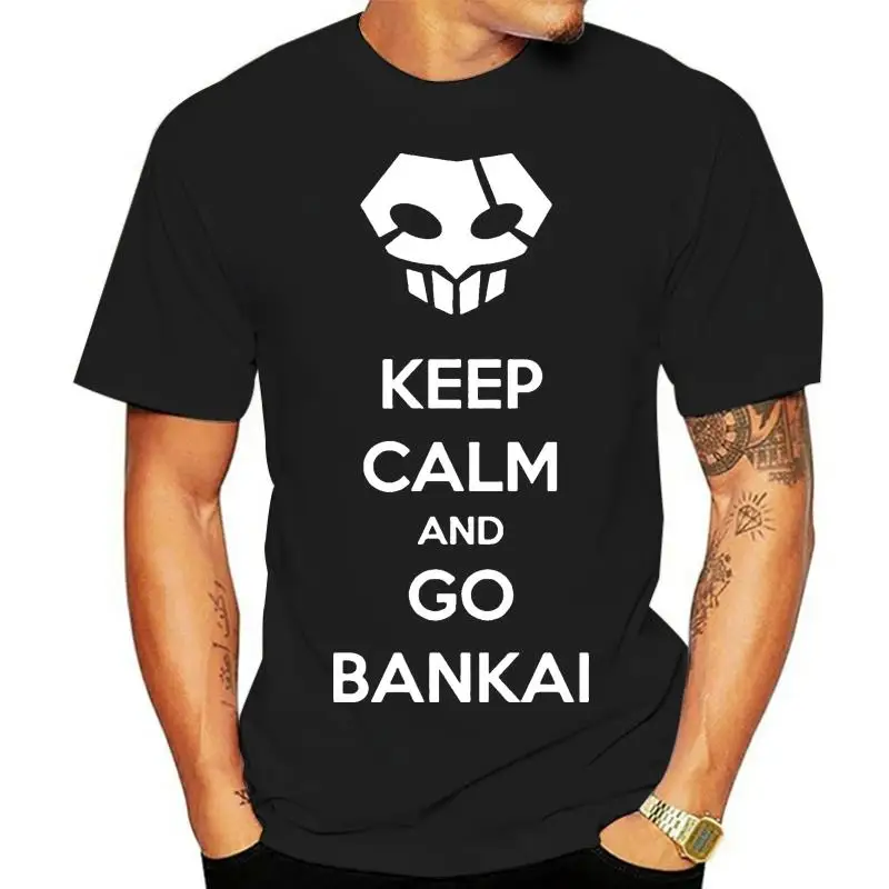 

Brand88 Keep Calm and Go Bankai Adults Printed T-Shirt