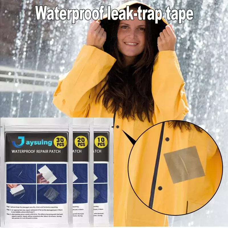 

Outdoor Tent Raincoat Repair Tape Waterproof Transparent Self Adhesive Nylon Sticker Cloth Patches Stop Leaks Seal Stickers