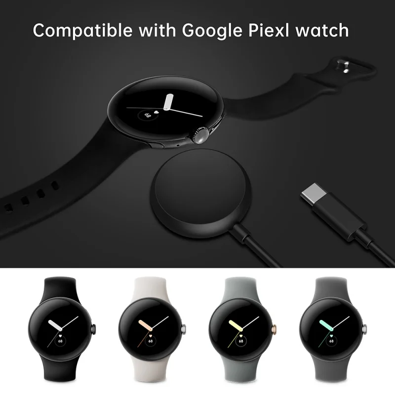 Заводская поставка 1M USB-A USB-C База быстрого зарядного устройства для Google Pixel Smart Watch