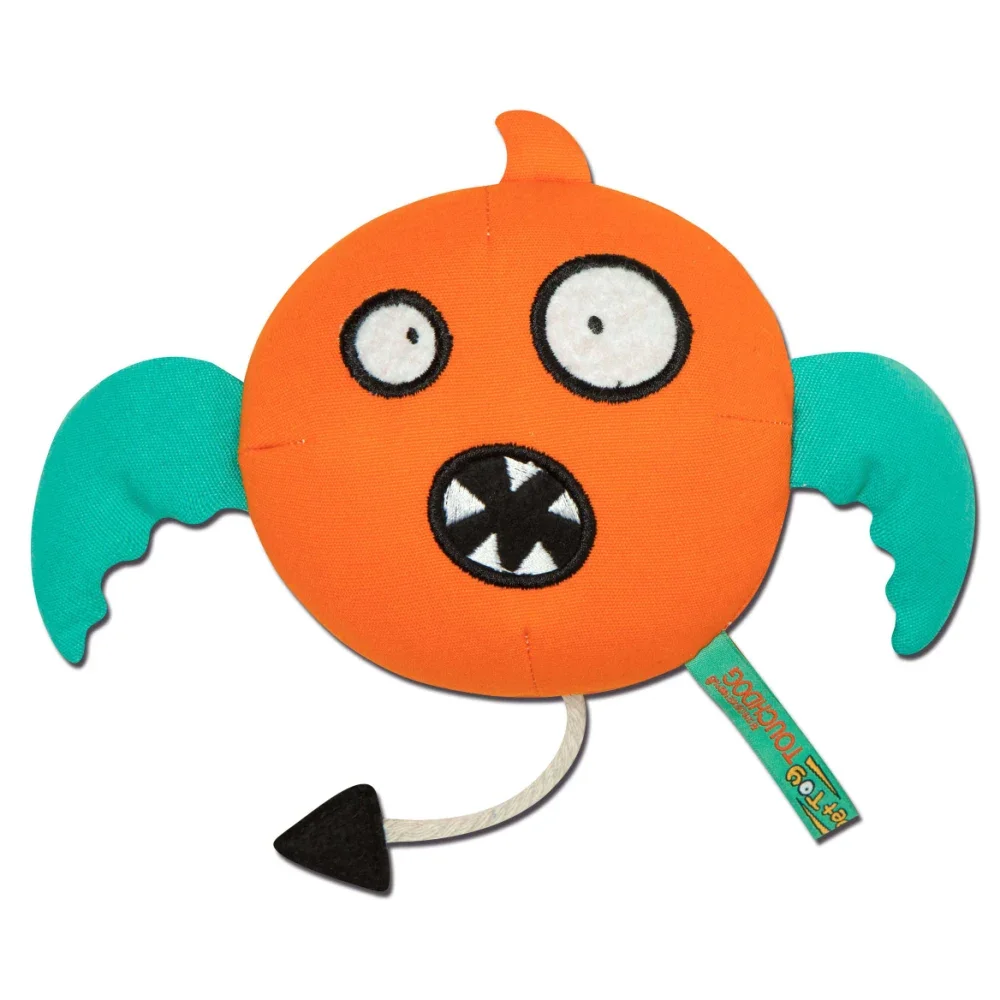 

Collar Harness Touchdog ® Cartoon Flying Critter Monster Plush Dog Toy