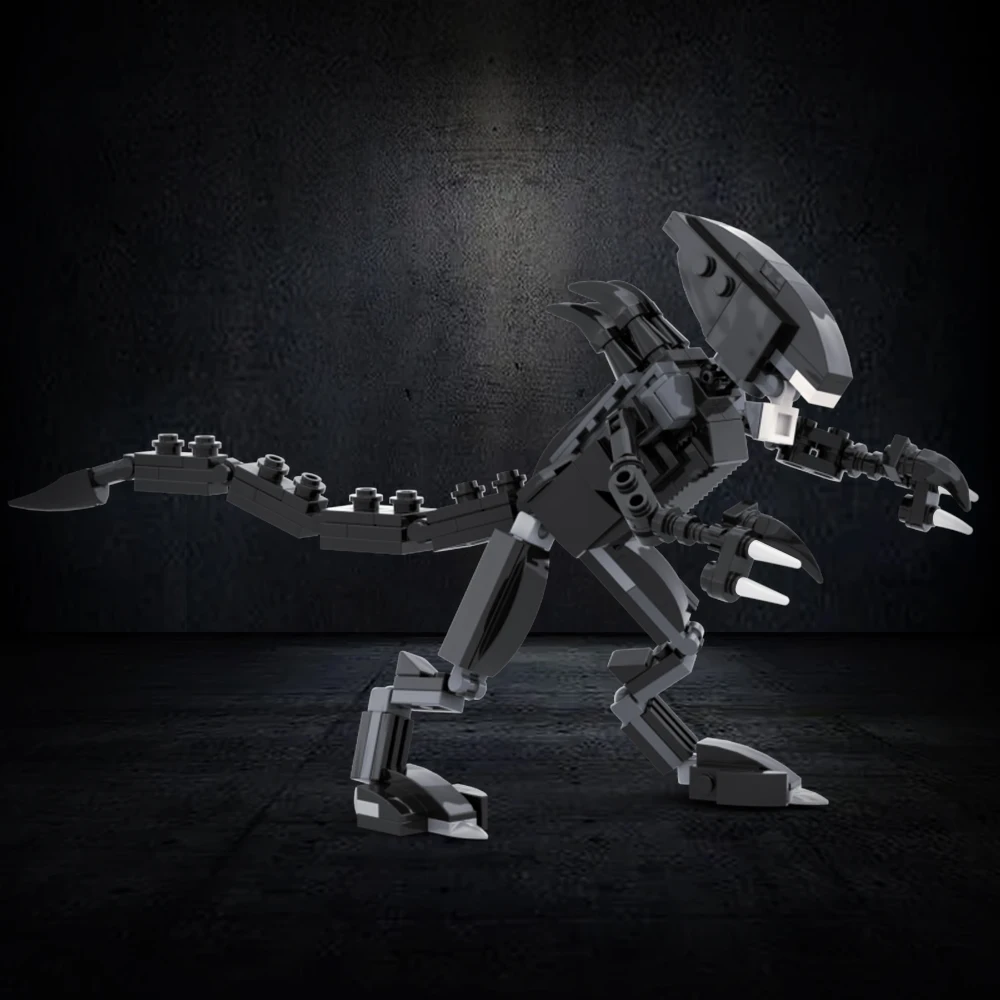 Конструктор gobrick MOC Alien фигурка из фильмов монстр-хищник механический