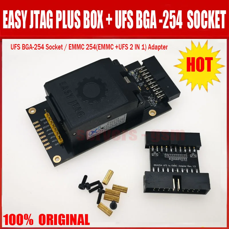 Новая версия 2022 года полный комплект Φ plus box Easy-Jtag + UFS адаптер/EMMC 254 - купить по