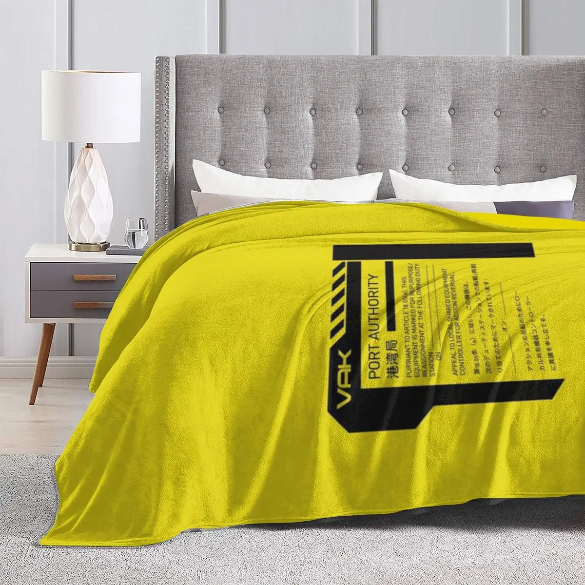 Ультра-мягкое Флисовое одеяло с наклейкой Port Administration