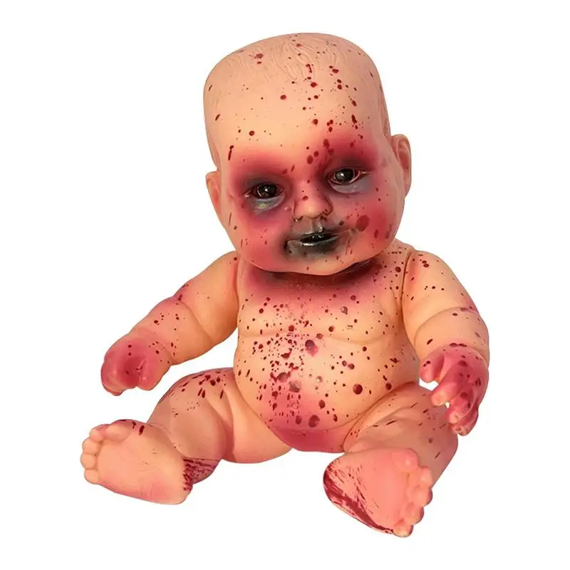 For Halloween Statue Creepy Baby Ornament Outdoor Scary Prop For Indoor Outdoor