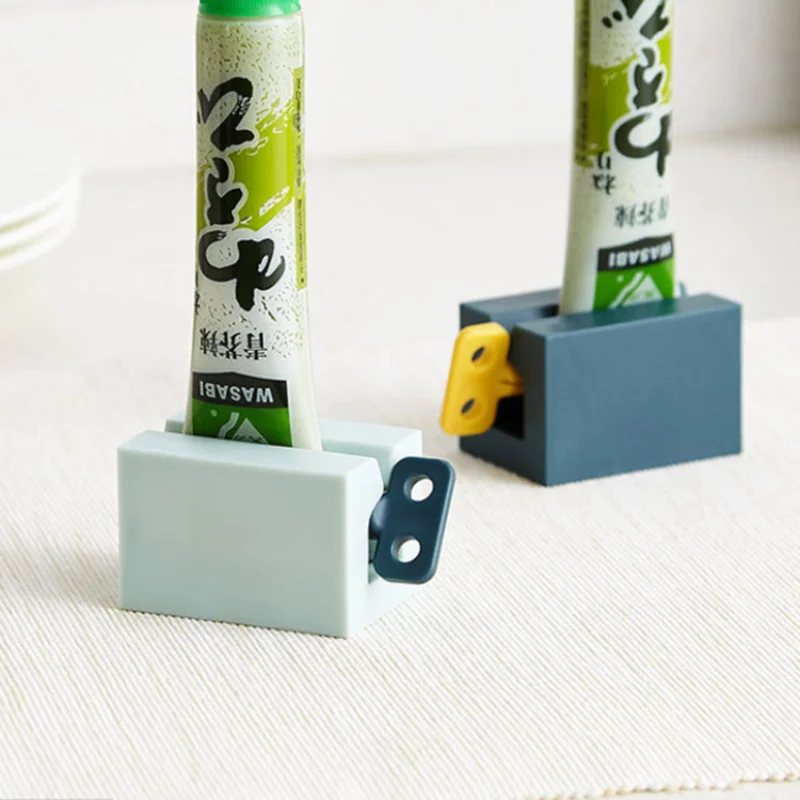 

Home Toothpaste Dispenser Squeezer Bathroom Accessories Toothpaste Holder Organizer Hair Dye Cosmetic Creative Squeezer No Waste