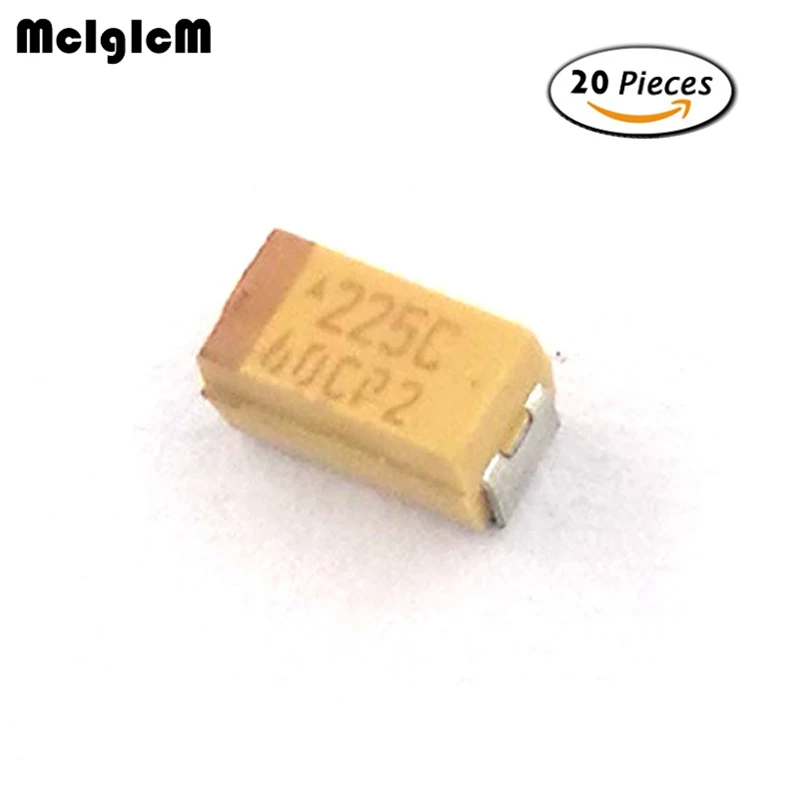 

Танталовый конденсатор SMD MCIGICM 20 шт. A 3216 2,2 uF 16V