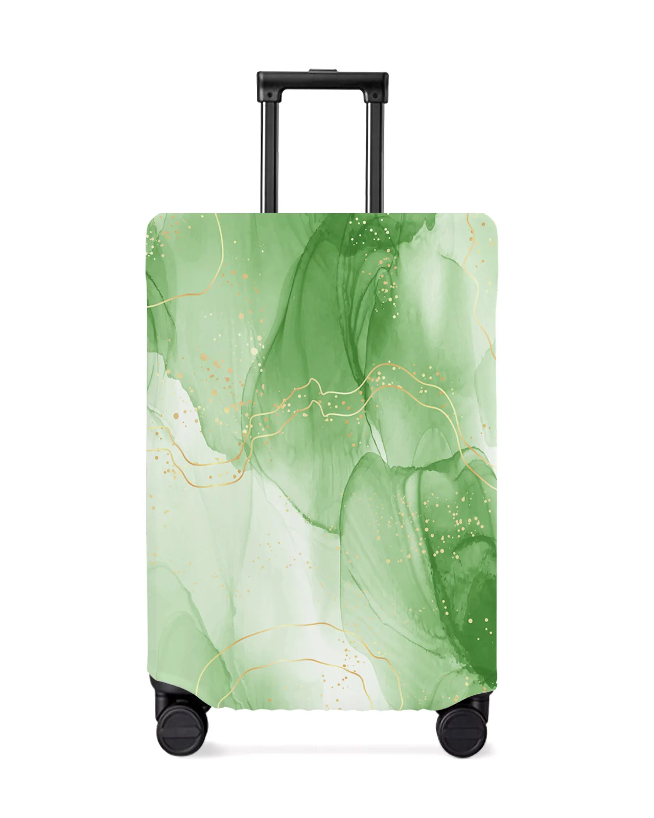 

Marble Line Gradient Grass Green Travel Luggage Cover Elastic Baggage Cover Suitcase Case Dust Cover Travel Accessories