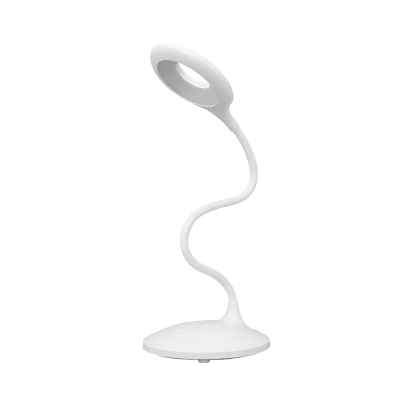

Dimmable Tricolor Temperature Study Desk Lamp Rechargeable LED Table Lamp For Home School