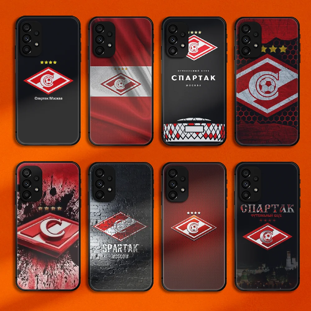 

Moscow Football Spartak Phone Case Cover For Samsung Galaxy A S Note 12 13 14 20 21 22 23 32 33 51 52 53 54 FE Plus Ultra Black