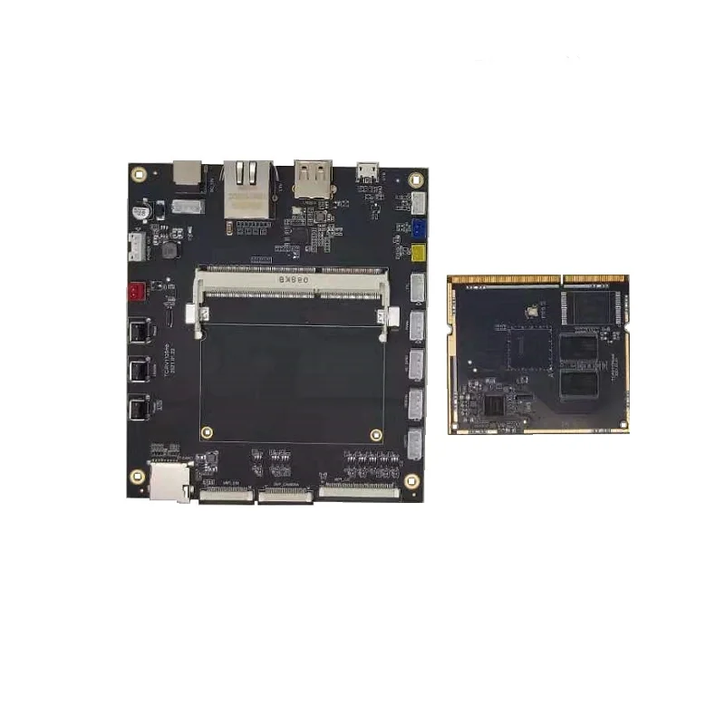 Фото Smartfly Rockchip RV1126/RV1109 Четырехъядерный процессор с золотым пальцем ARM Cortex A7 32-битный NEON FPU 1G DDR3 8G eMMG Основная плата №2