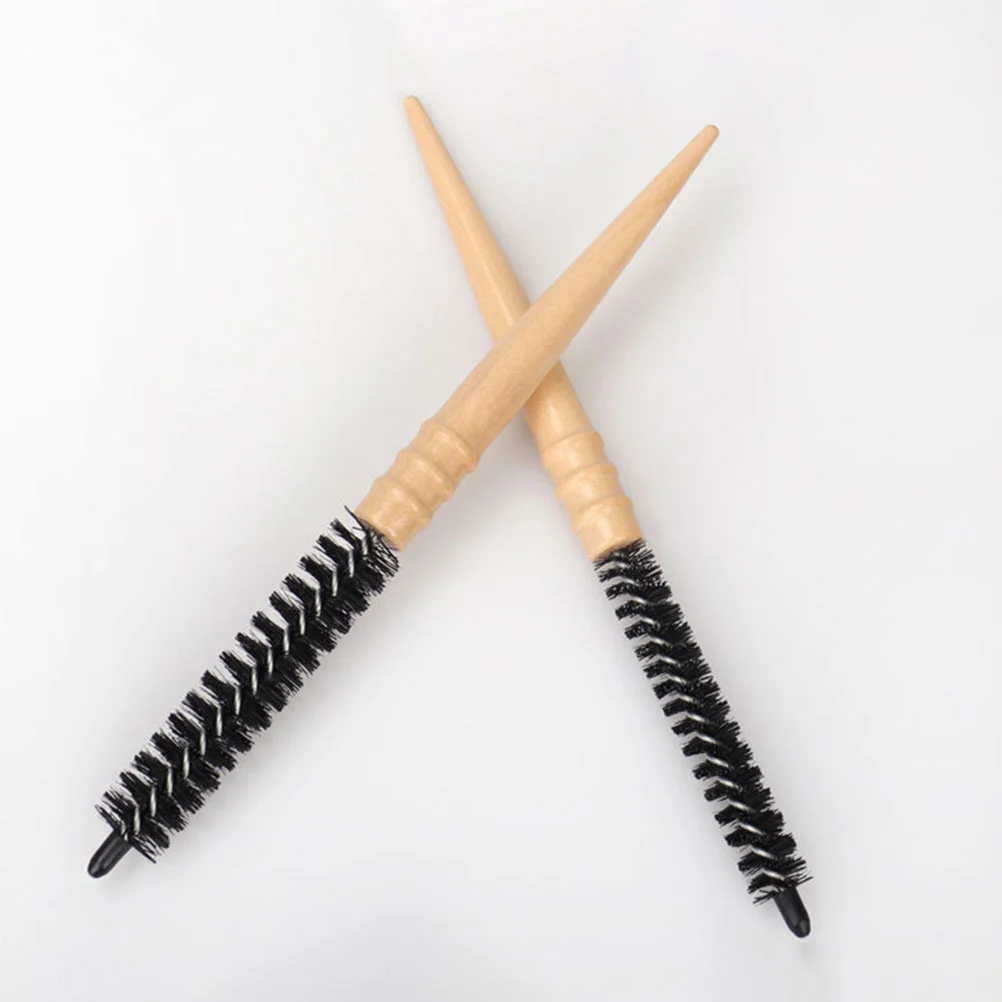 

Hair Brush Comb Round Curling Wand Blow Drying Roller Combs Styling Curler Teasing Wave Tools Short Barber Dressing Parting Mini