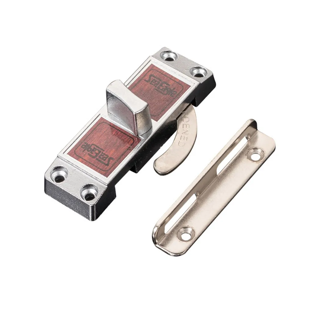 

Sliding Door Locks Buckle Lock Anti-theft Door Latch Buckle Durable Easy To Install Gate Lock Bolts Stainless Steel