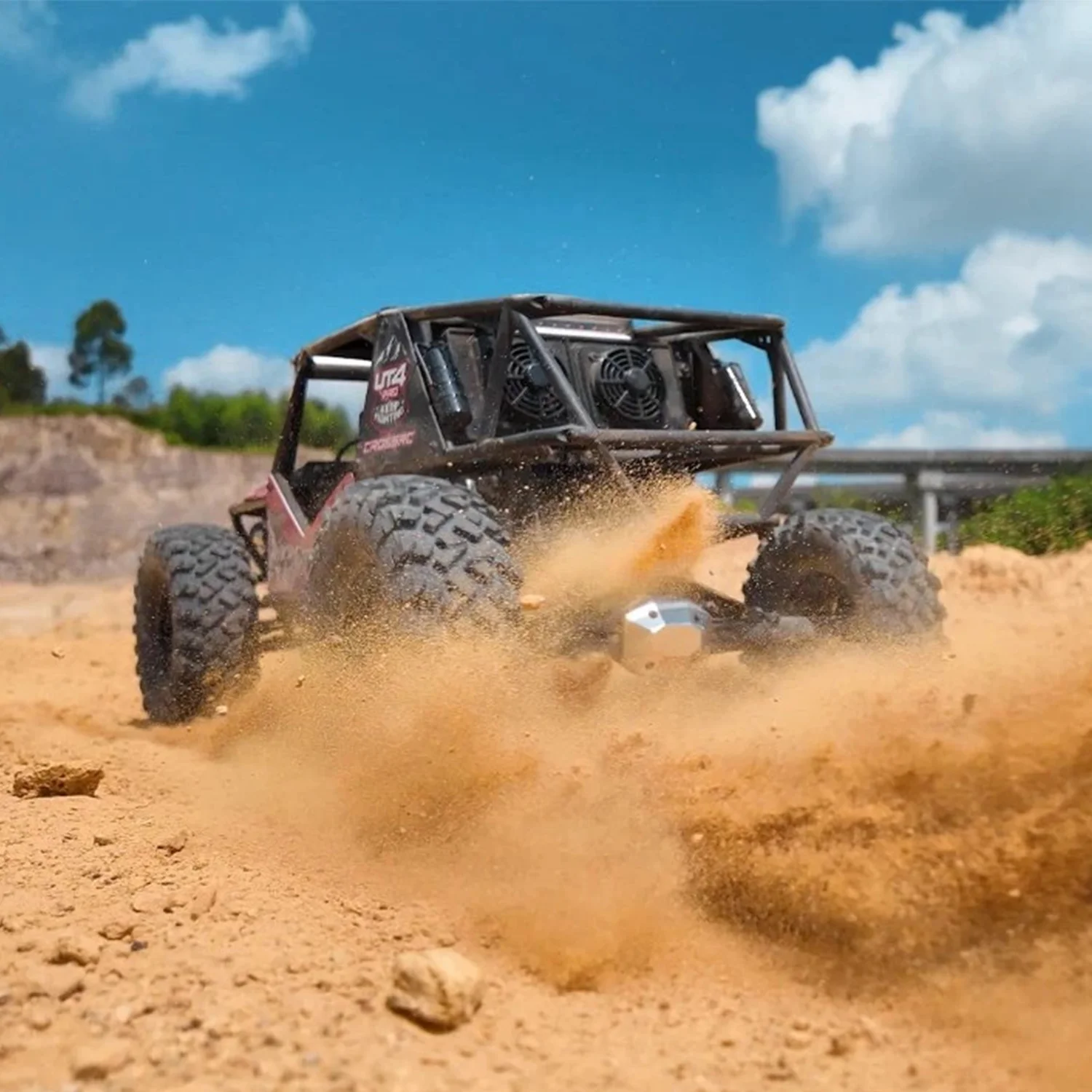 CROSSRC 1/7 RC Car Rock Crawler UT4 Pro Tiger Shark