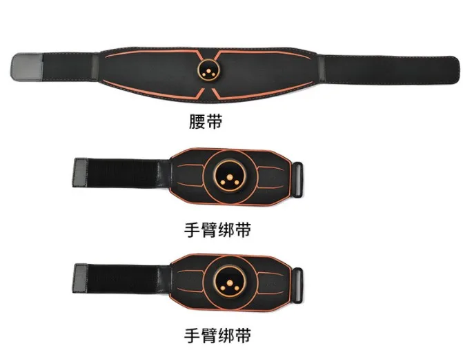 

ABS Stimulator EMS Abdominal Toning Belt Ab Stimulator with Arm Belts Workout Equipment for Abdomen Arm exercise