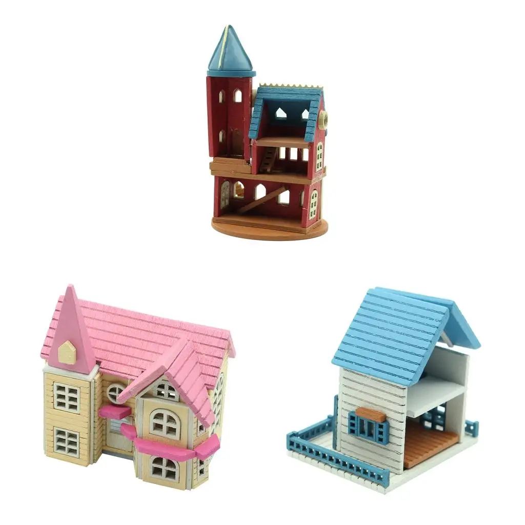 

Dollhouse Miniature diy Kit Manual Creative Gift for Romantic Artwork Villa