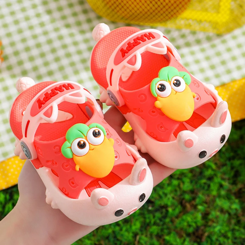 Children Slippers Baby Slides Shoes Girls Kids House Slippers Summer Cartoon Cute Toddler Sandals For Boys Beach Infant Shoes