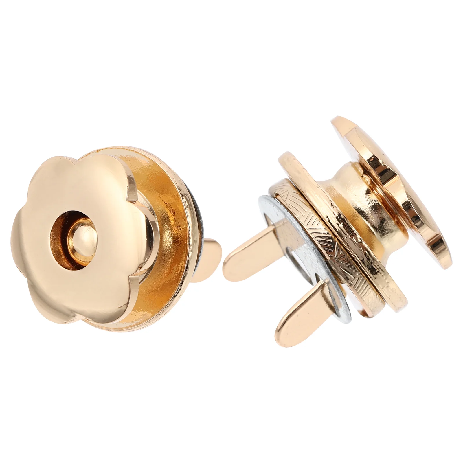 

Magnetic Buckle Plum Blossom Bag Buttons Wallet Closure Fasteners Creative Claps Decorative Lock