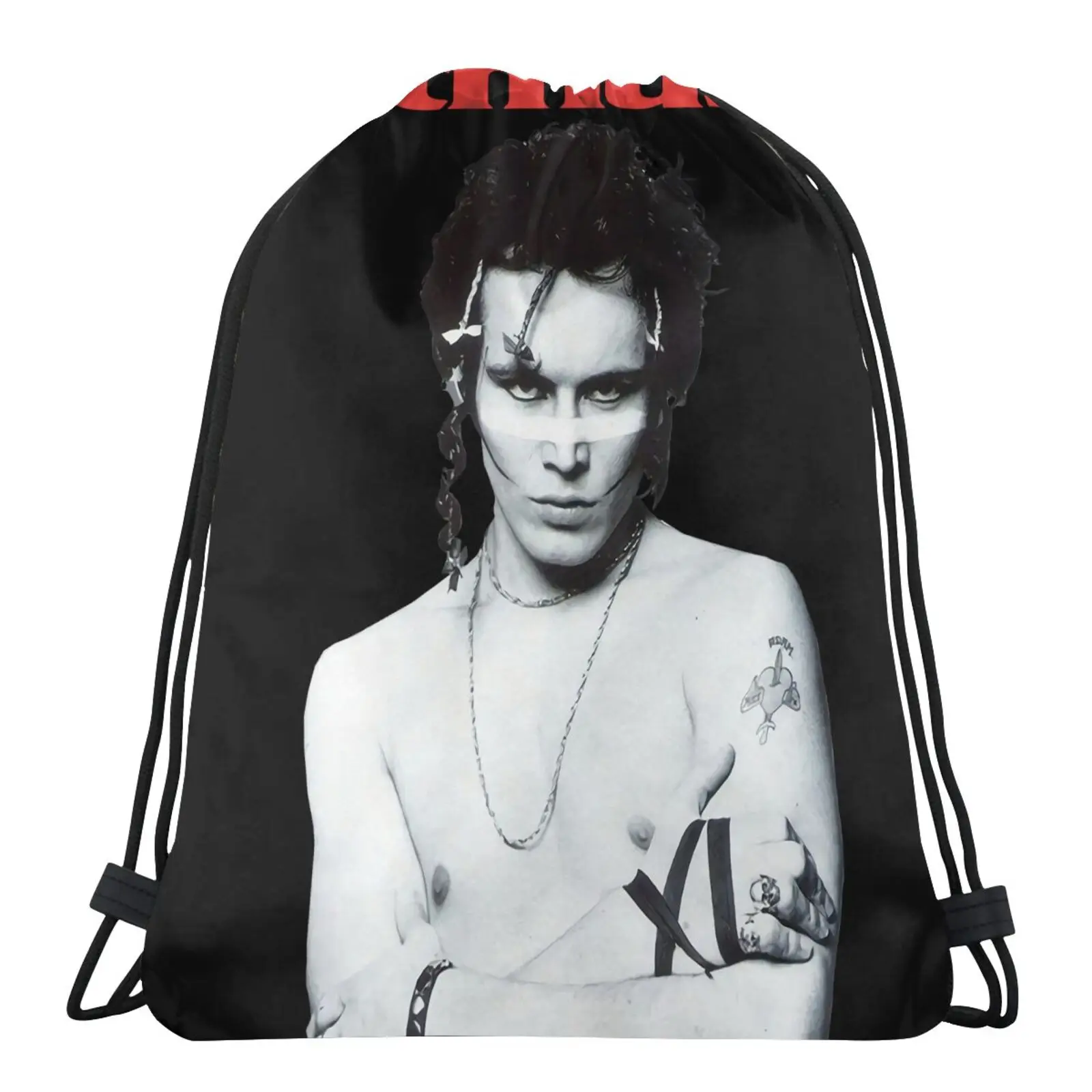 

Adam And The Ants Antmusic Tour Bag Bag For Shoes Skull Bag Pouches Drawstring Bags Organza Bags Children's Backpack Pouch Bag