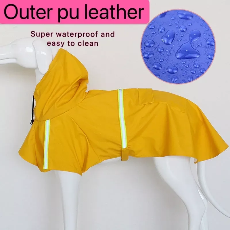 

2022NEW Pet Taincoat Reflective and Durable Small Large Dog Raincoat Waterproof and Removable Outdoor Breathable Dog Clothes