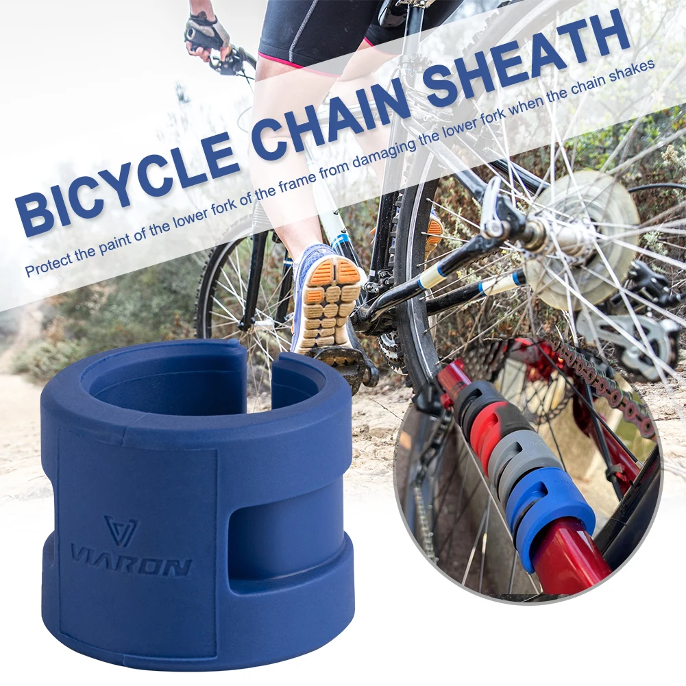 

Mountain Bike Frame Anti-collision Rubber Protection Ring Bicycle Chainstay Protector Front Rear Fork Protective Sleeve 4pcs/Set