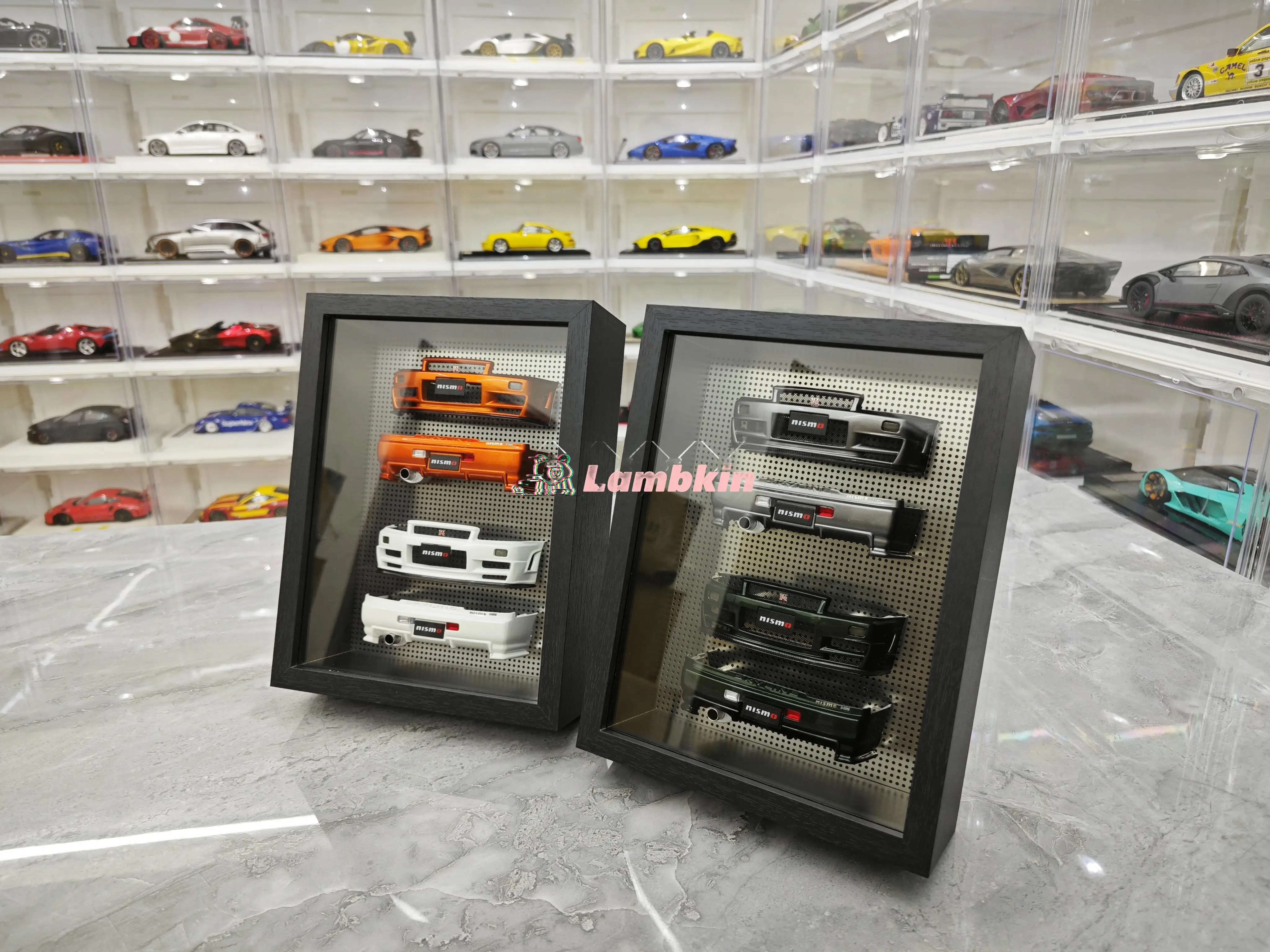 MOTORHELIX 1/18 R34 бампер фоторамка подарок украшение из сплава