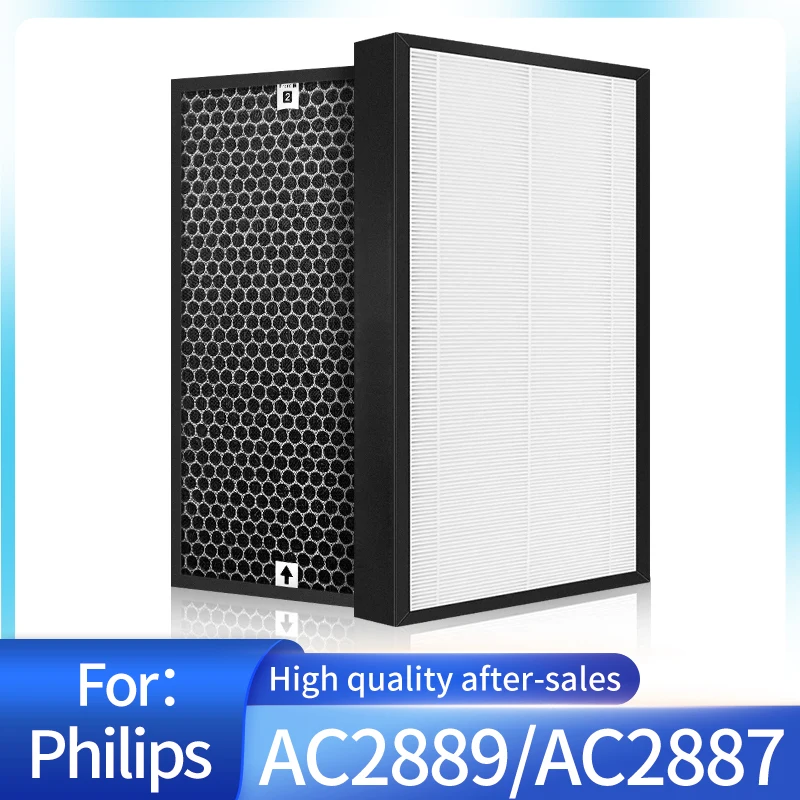 

FY2420 FY2422 Hepa-фильтр и угольный фильтр для очистителя воздуха Philips AC2889 AC2887 AC2882 AC2878 AC3822 Набор фильтров аксессуары