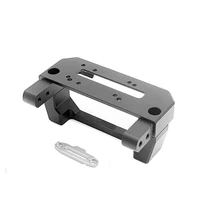1pcs aluminum alloy front bumper built in winch base model car upgrade accessories for trx 4 ford bronco
