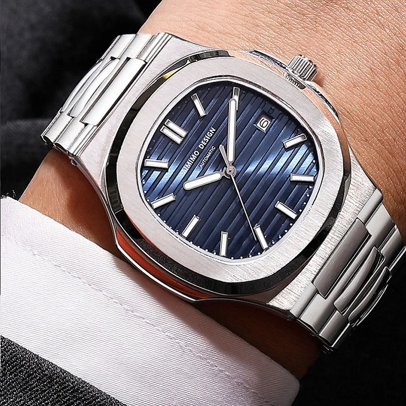 

Japan MIYOTA 8215 Movt Men`s watch Sapphire Glass Mechanical Automatic Wristwatches Men Diver Watch 100M Clock Relogio Masculino