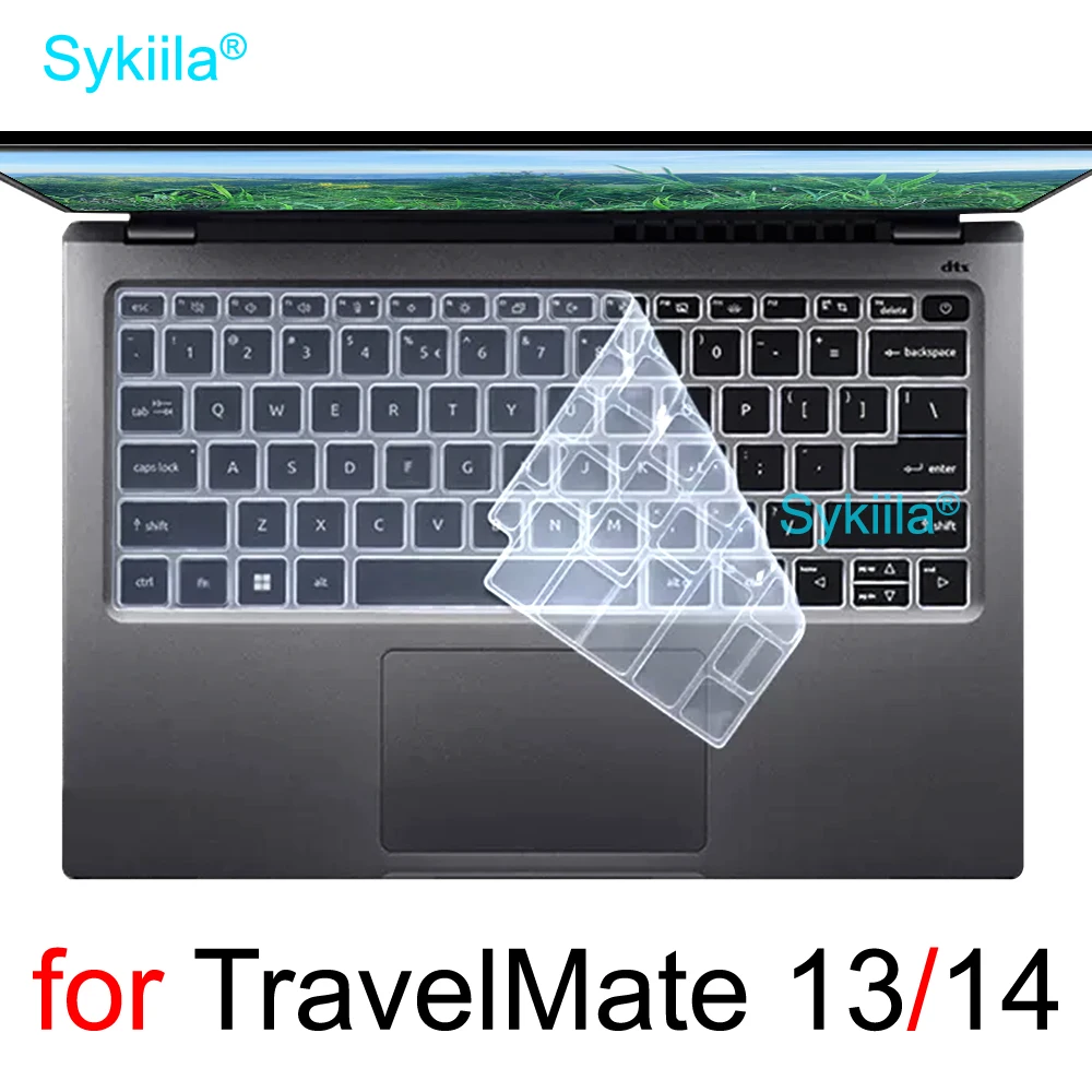Keyboard Cover for Acer TravelMate P6 P4 P2 TMP614 TMP614P TMP414 P414 TMP214 P214 Silicone Protector Skin Case Accessory 13 14