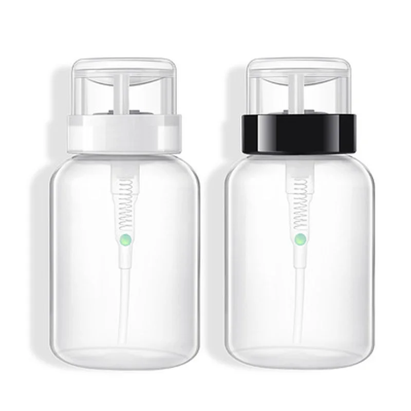 

Sdotter 200 мл Пустой Диспенсер с насосом жидкость для УФ-гель-лака для ногтевого дизайна чистый бутылочка с ацетоном бутылка для удаления лака