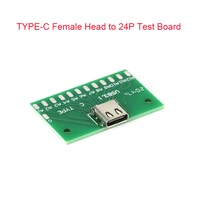 1pcs type c female to 24p test board usb3 1 female to welding line pcb board mobile phone power data cable module