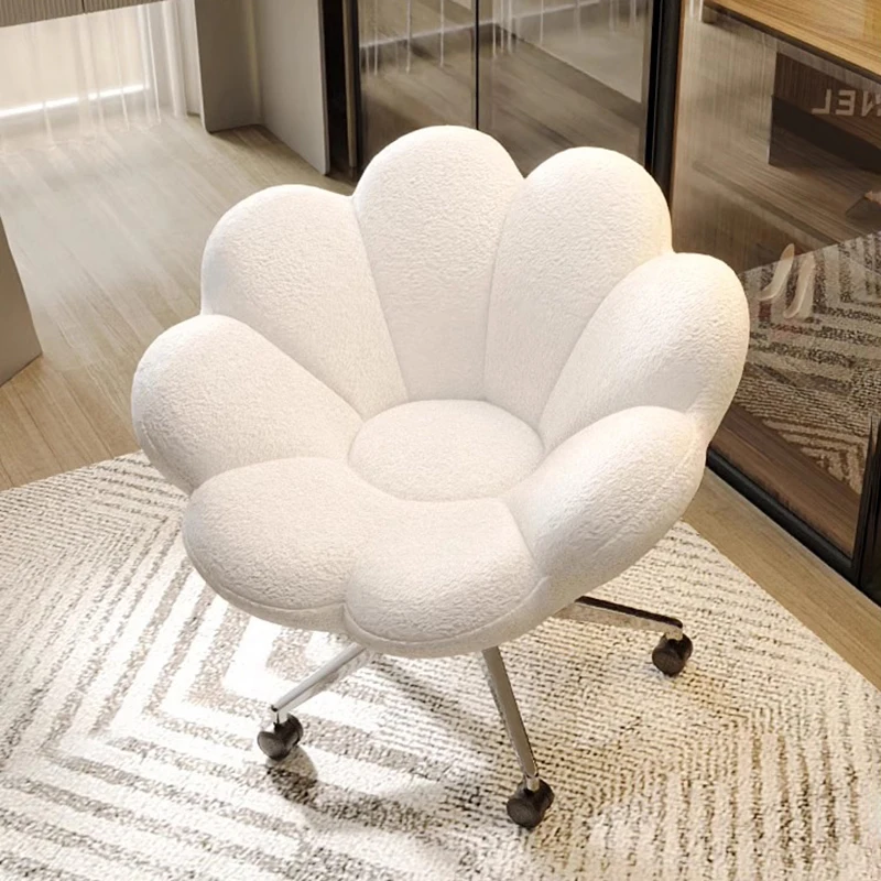 

Ultralight Cute Living Room Chairs Banquet Wheels Armrest Comfortable Dining Chairs Modern Nordic Meubles De Salon Furnitures