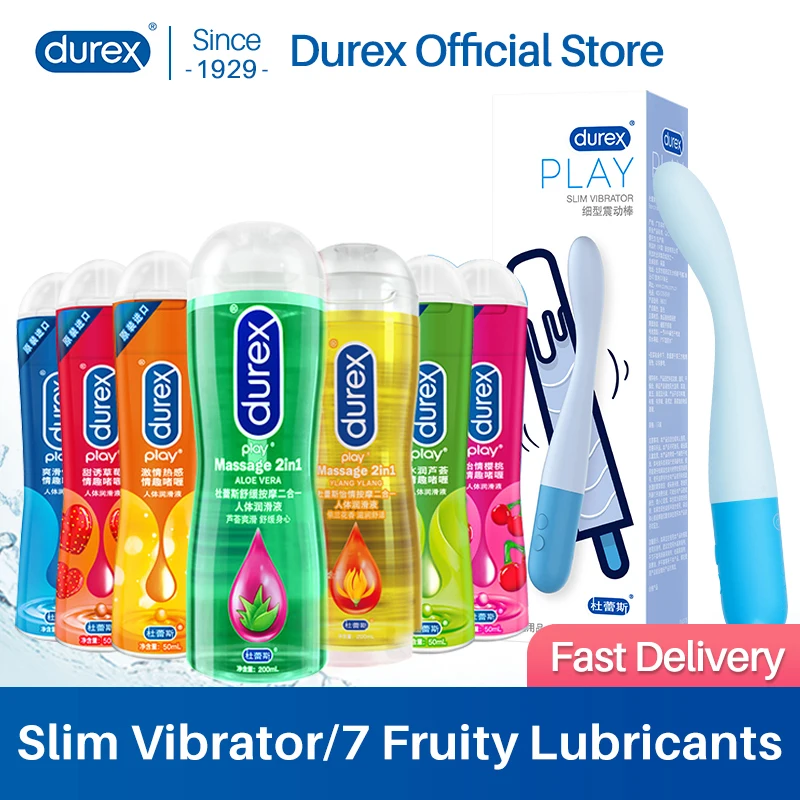 Durex мягкие секс-игрушки костюмы лубрикант на водной основе с фруктами вибратор