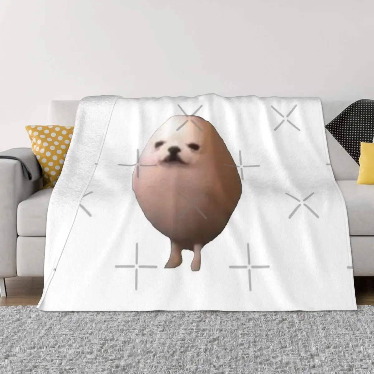 Яйцо Собака одеяло покрывало на кровать Kawaii Сверхлегкий