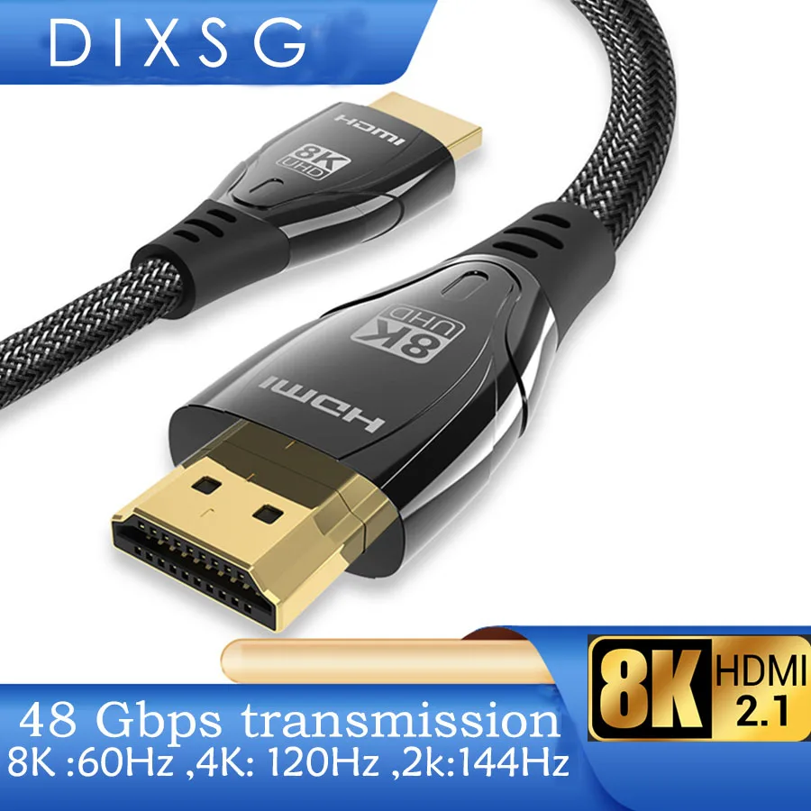 

HDMI 2.1 Cable 8K/60Hz 4K/120Hz 48Gbps HDMI Digital Cables HDMI 2.1 Cable Splitter for HDR10+ PS5 Switch Cable HDMI 2.1