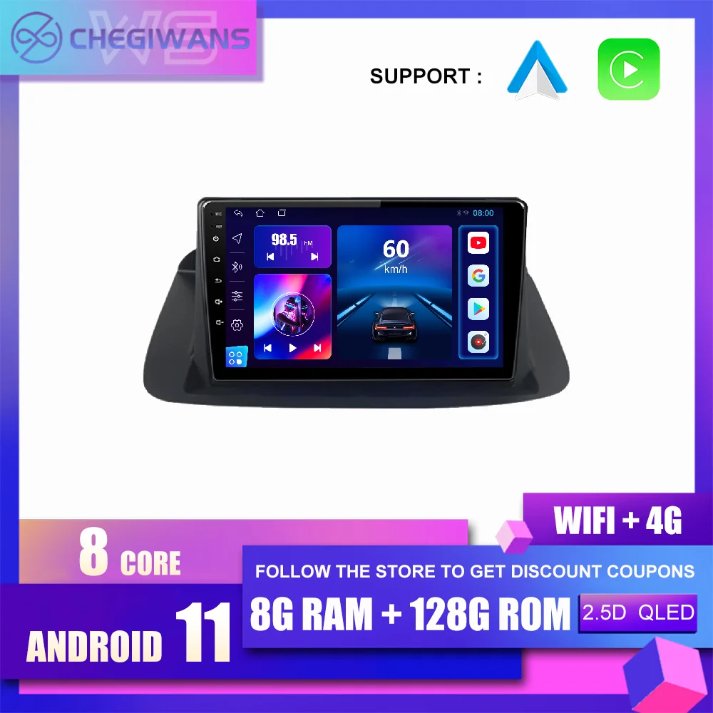 8-ядерный Головной блок Android 11 автомобильный стерео мультимедийный плеер для Honda