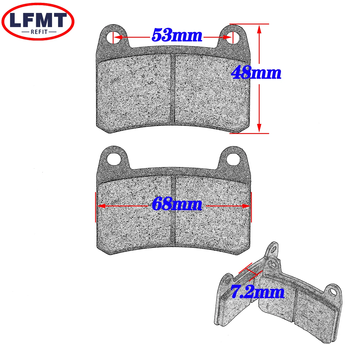 Передние и задние тормозные колодки для мотоцикла Benelli BJ BN TNT 300 TNT25 25 Leoncino TRK251 BN251