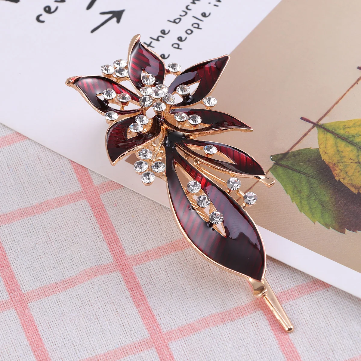 

Hair Clips Hairpin Duckbill Vintage Alligator Rhinestone Curl Crocodile Sectioning Flat Hairpins Metal Clip Accessories