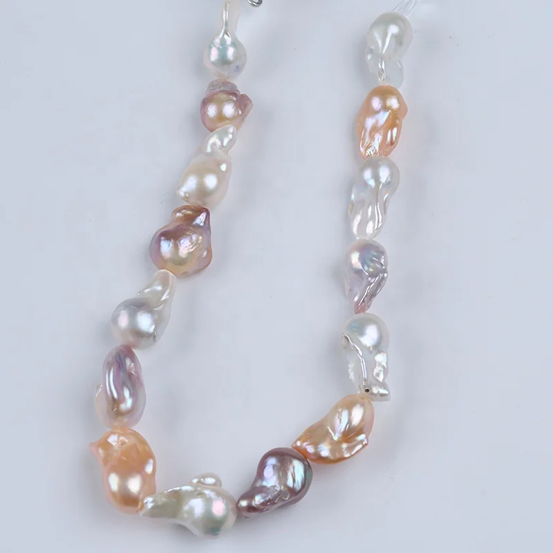 14-20 мм натуральный белый розовый фиолетовый разноцветный пресноводный жемчуг