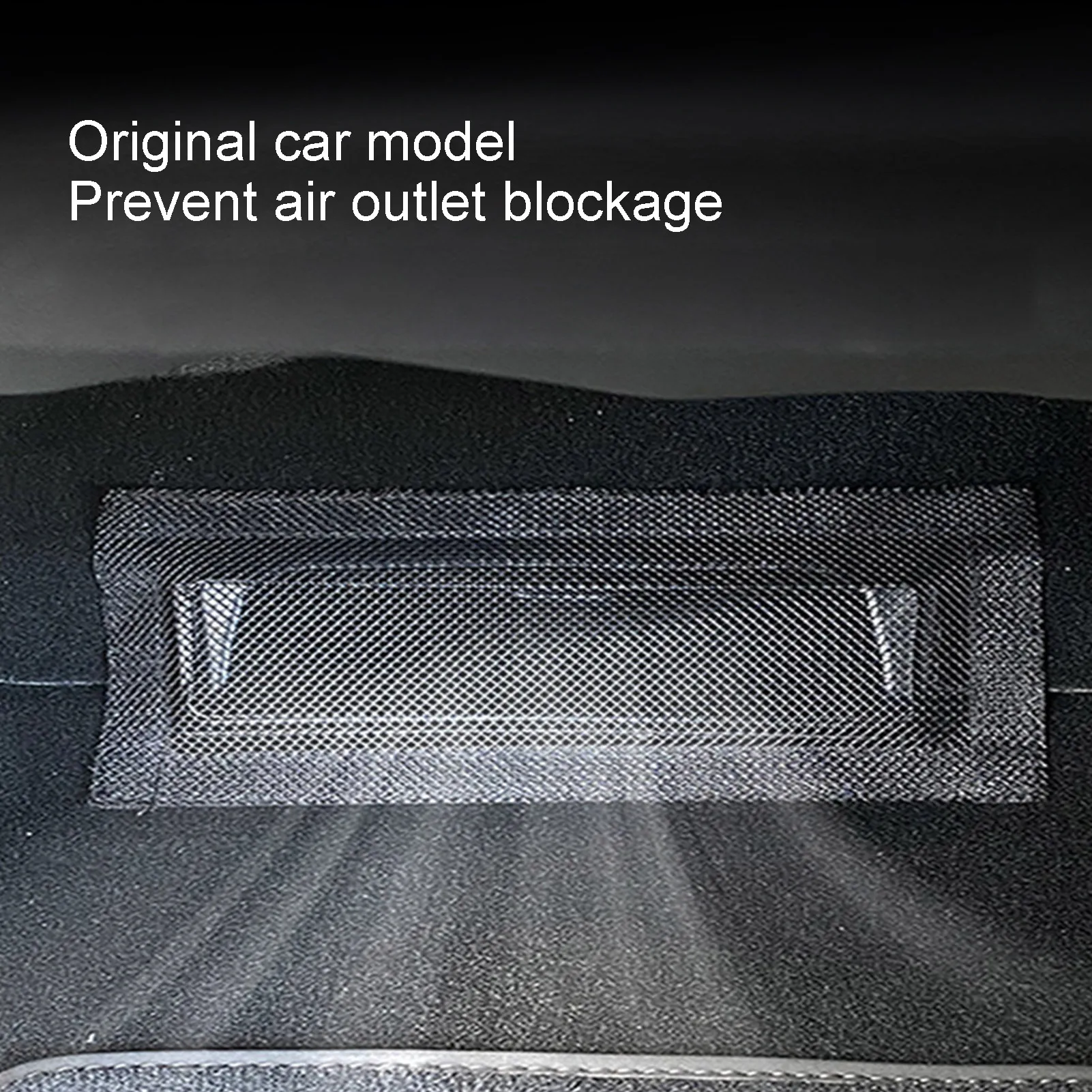 

FOR Tesla Model 3 Y Under Seat Exhaust Air Outlet Cover Gauze Mesh Anti-clogging Dust Cover Interior Auto Accessories