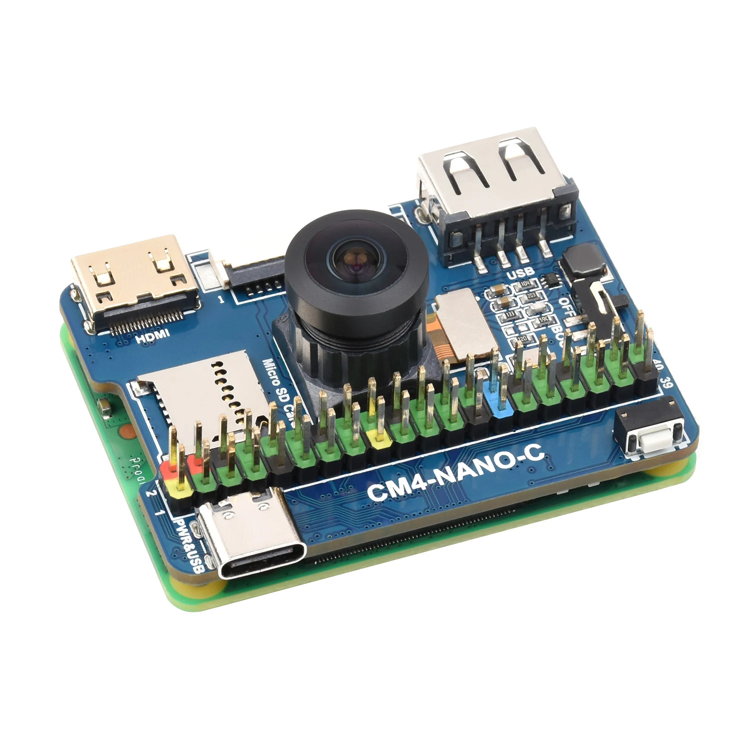 Плата ношения камеры Mini CM4 5 В для вычислительного модуля RPI Raspberry Pi 4 Lite плата