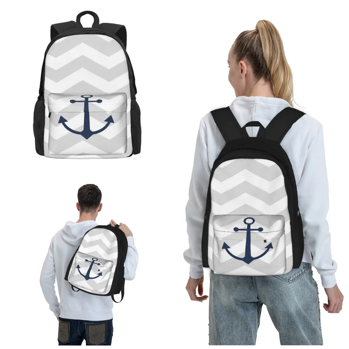 

Sea Anchor Nautical Our Backpacks Redefine The Way You Carry Your Essentials In Style School Backpack Teens Bookbag Lightweight