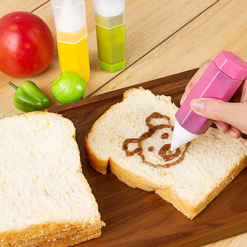 

3Pcs Biscuit Pastry Chocolate Cake Plastic Food Writing Decorating Pen Set