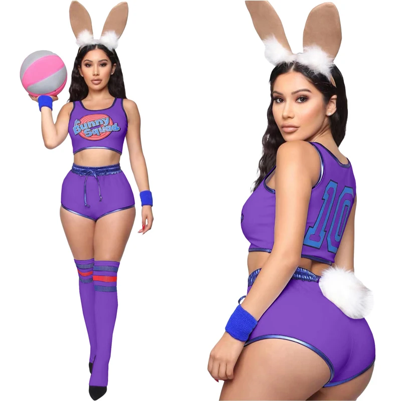 Hottie Bunny Cheerleader костюм команды школьная форма для спортивных соревнований девочек
