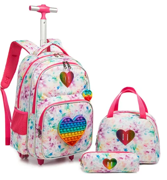Set Wheeled Backpack For Girls