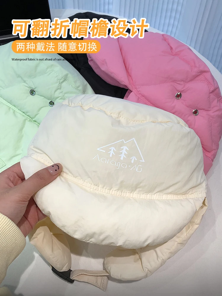 Lightweight Down Cotton Hat Women Winter Thick Warm Riding Earmuff Lei Feng Cold-Proof Ski Pilot Men |