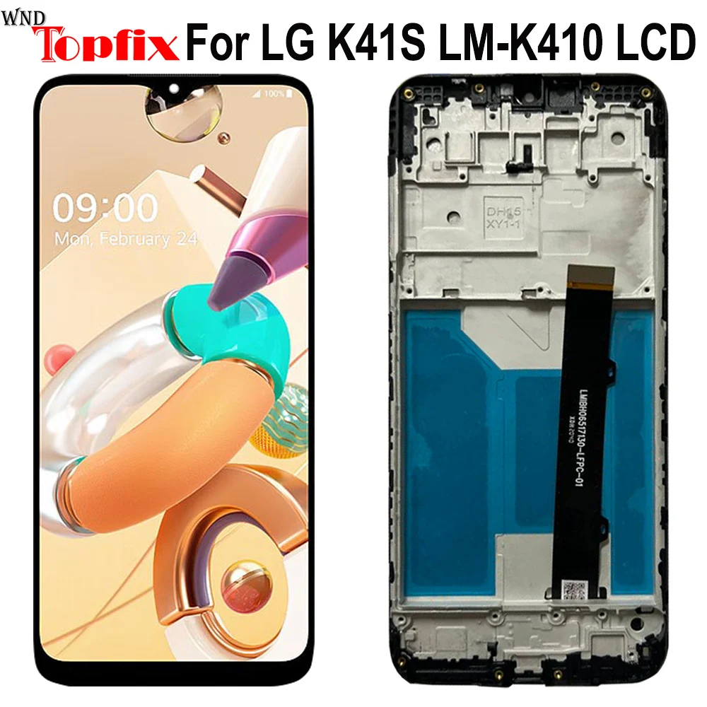 Запасной ЖК-дисплей 6,55 дюйма для LG K41S LM-K410, аксессуары для LMK410EMW LM-K410EMW LCD