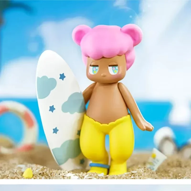 Фото Pop Mart Satyr Rory Summer Fun Series слепая коробка Guess Bag украшение для рабочего стола милая модель подарок девушке слепая сумка игрушки аниме фигурка №1