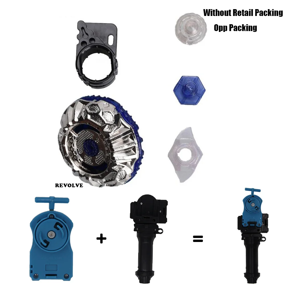 

variares B-X TOUPIE BURST BEYBLADE BB-120 Ultimate Beyta PROTO NEMESIS with grip + blue launcher